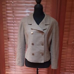 Calvin Klein Collection Designer Suit Jacket Size 6 Vintage